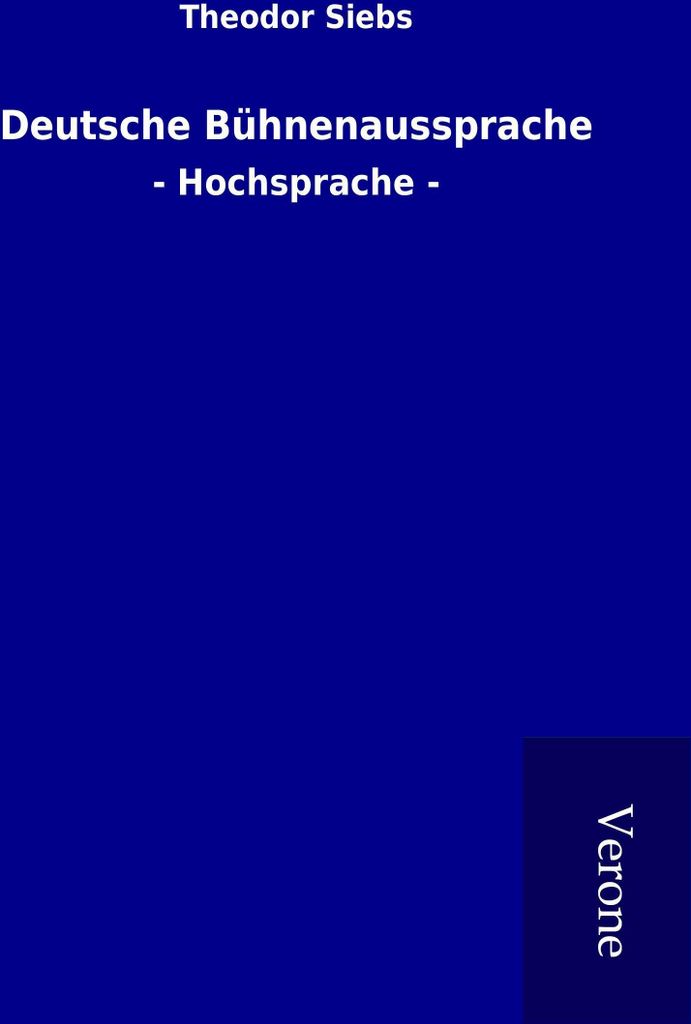 Deutsche Bühnenaussprache
