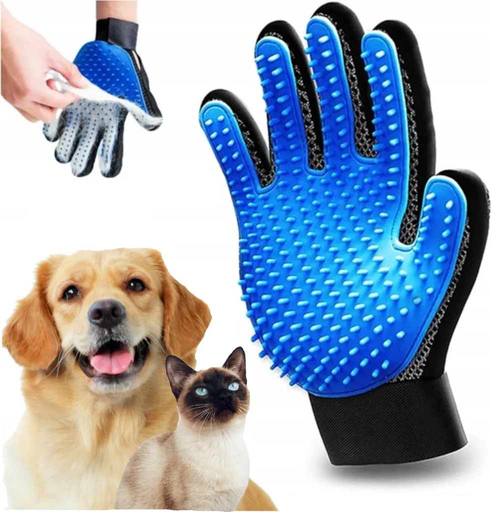 Guanto Rimuovi Peli Gatto e Cane | Spazzola Massaggiante in Silicone