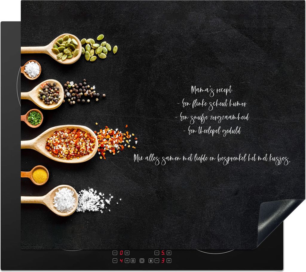 KitchenYeah© Herdabdeckplatte Zitate - Sprichwörter - Produktbild 
