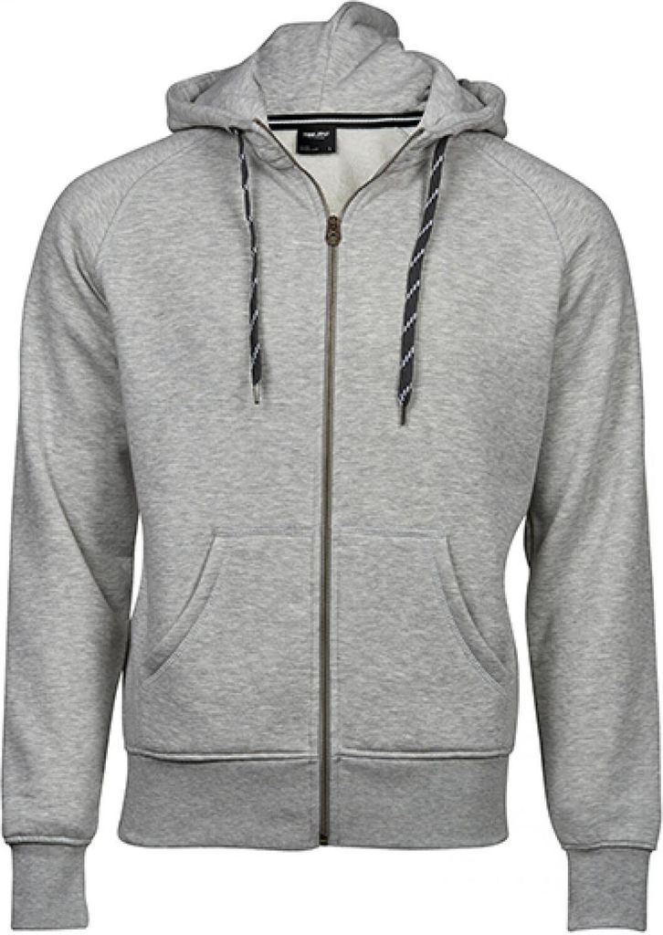 Tee Jays 5435 | Hooded Zip-Sweat Jacket - Farbe: Heather Grey - Größe: XXL