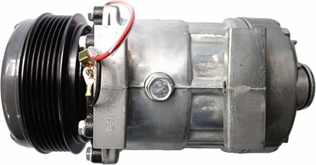 Compresseur de clim agricole 12V Ø 119 mm compatible Massey Ferguson 7600