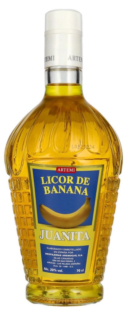 Artemi Banana Juanita Licor 20% Vol. 0,7l Image du produit 