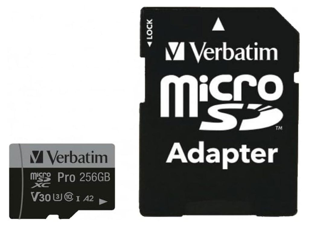 Verbatim 47045 SD MicroSD Card 256GB Verbatim SDHC Pro Imagen del producto 