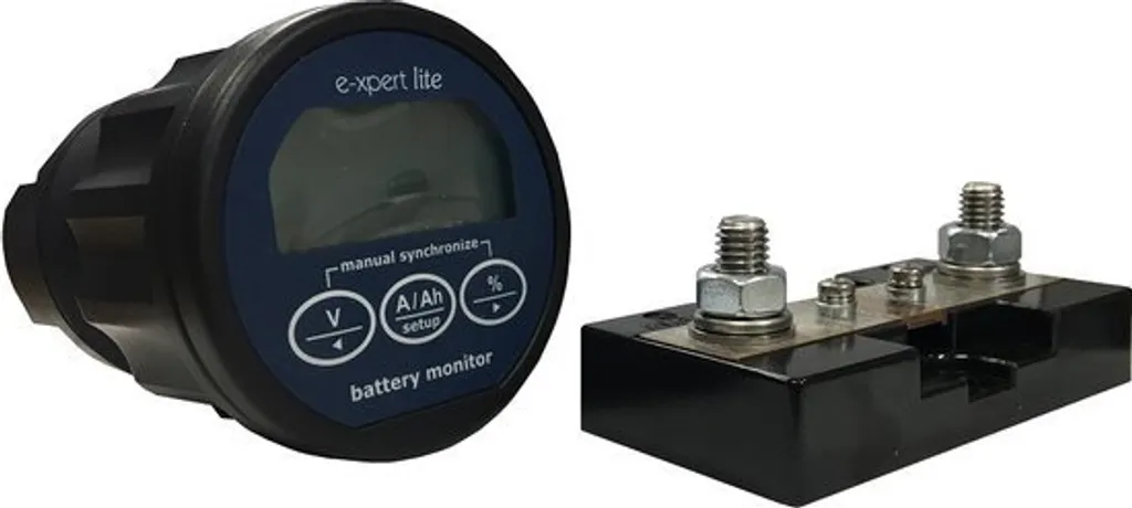 Gestionnaire de batterie rétroéclairé Samlex E-XPERT Lite de haute précision