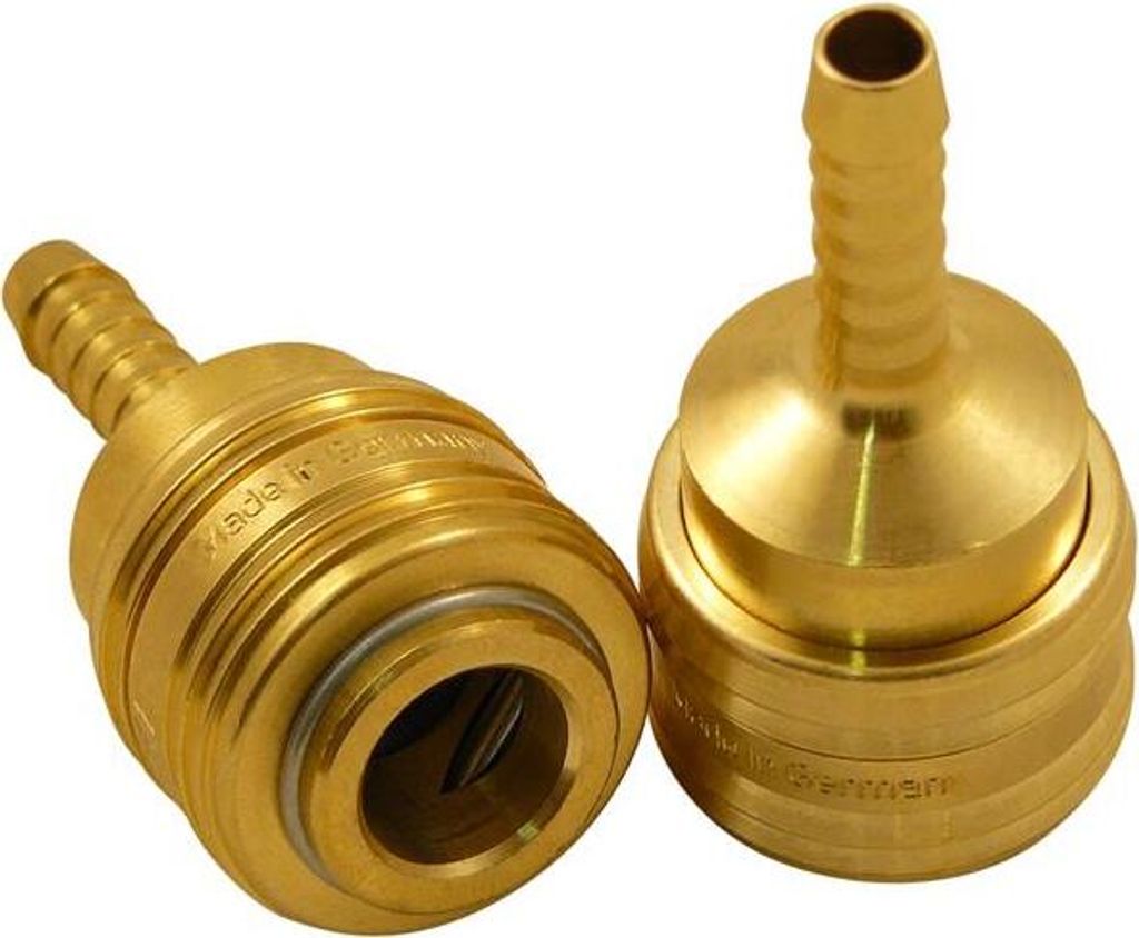 Druckluft-Schnellkupplung mit 6mm Stecktülle