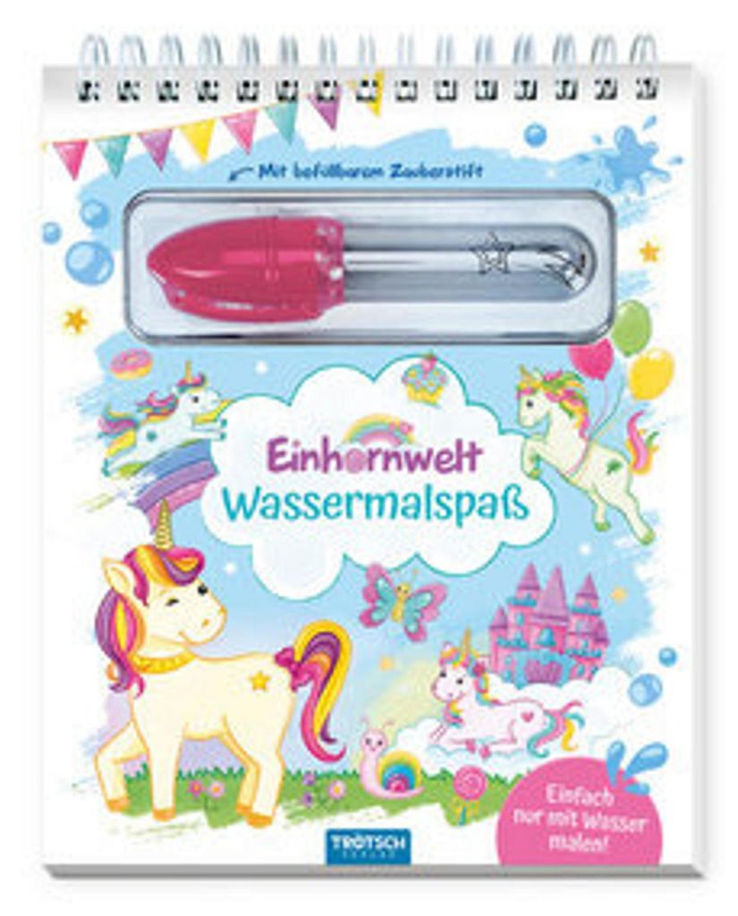 Trötsch Wassermalspaß mit Zauberstift Einhornwelt