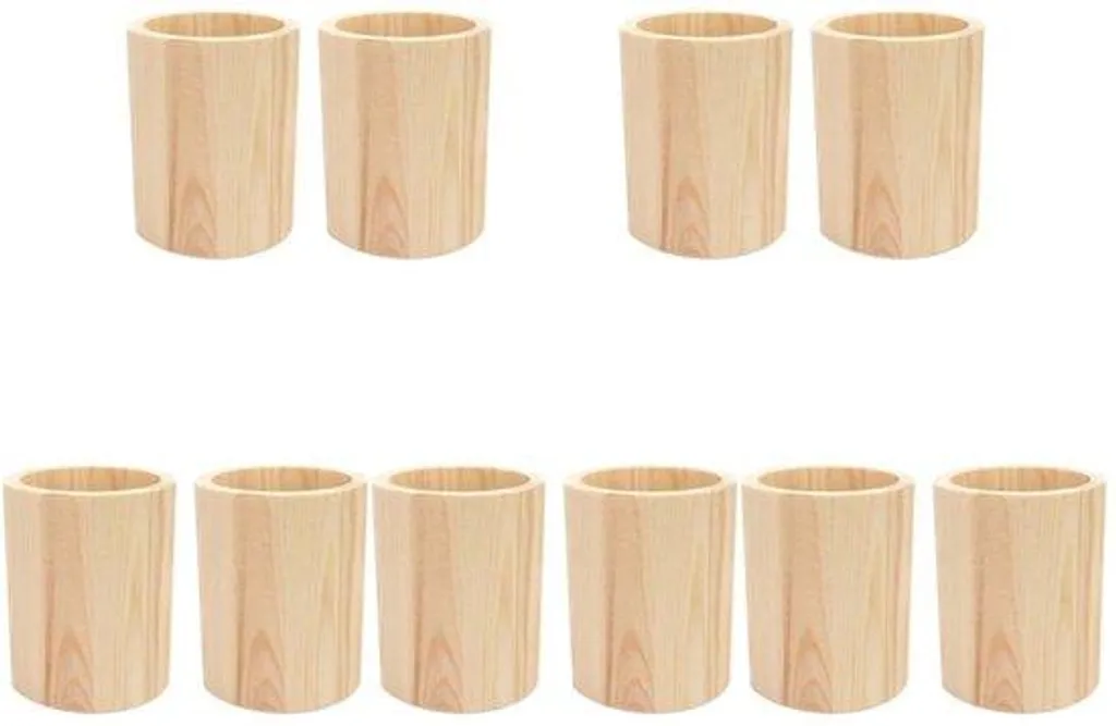 Organiseur de bureau lot de 10 pots à crayons cylindriques pour pro
