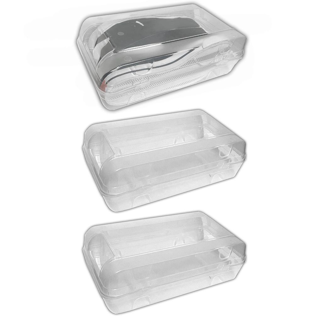 3x Schuhbox Transparent Stapelbar 32x17x10 cm Schuhe Produktbild 