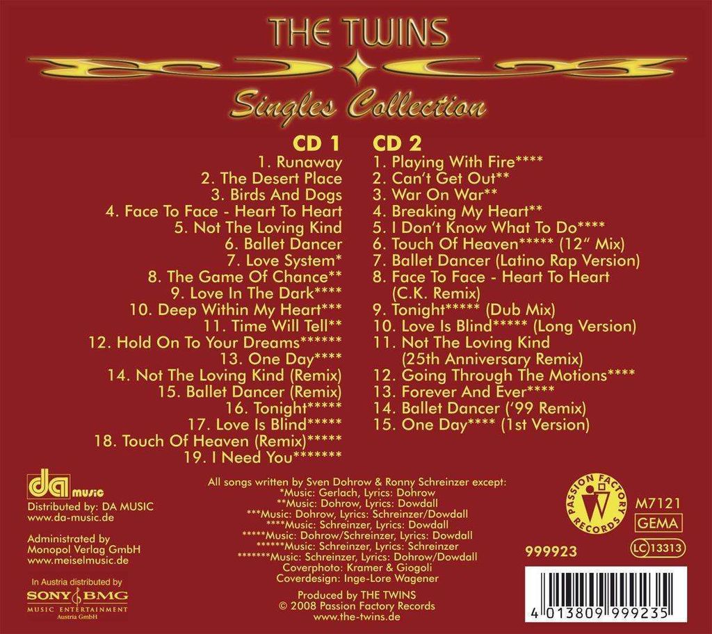 Singles Collection - Twins
