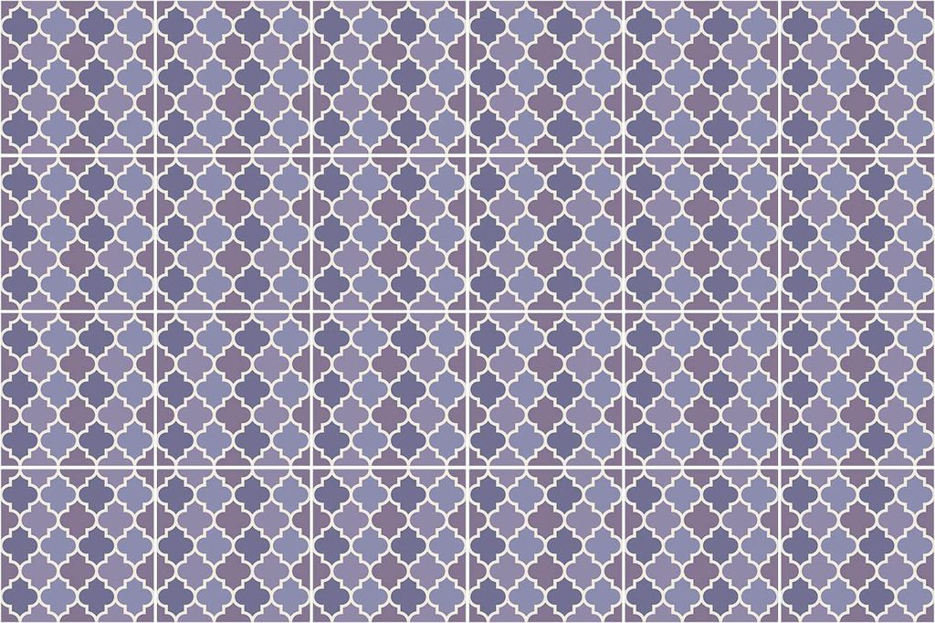 Fliesenaufkleber 20 x 20 cm – 24 Stück – Selbstklebend – Wasserfest – Pflegeleicht – Hitzebeständig – Für Küche & Bad – Geometris...