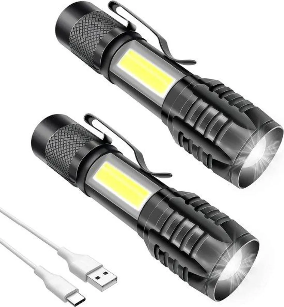 Generic Mini lampe de poche led 5 Modes, Rechargeable usb-c Generic Mini lampe de poche led 5 Modes, Rechargeable usb-c