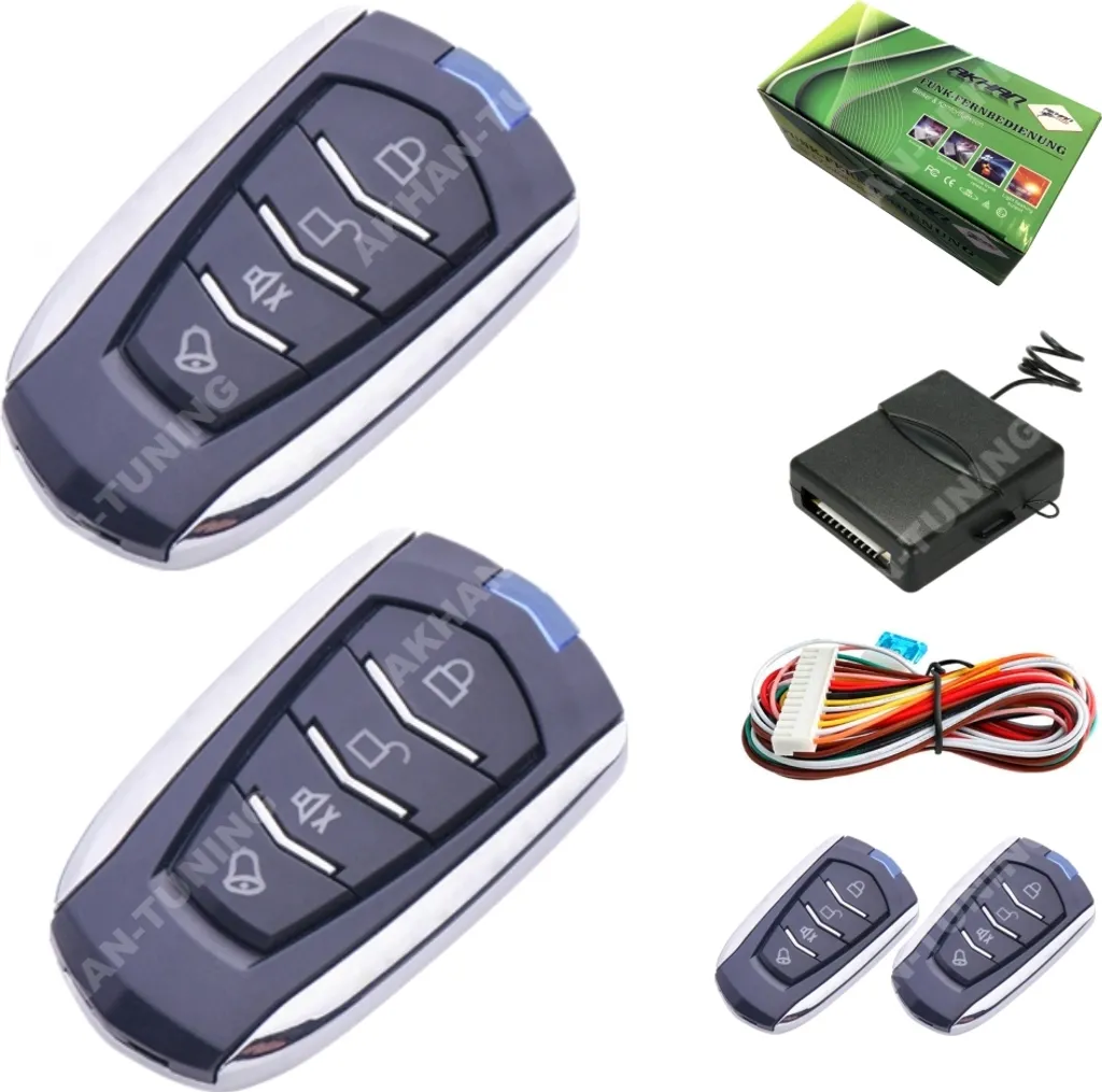 Kit Centralisation à Distance Universel avec Télécommandes Radio 12V
