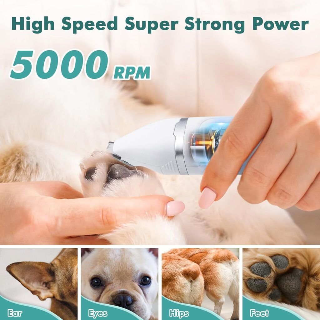 Hundeschermaschine, Profi Schermaschine Hund Katze mit Produktbild 6
