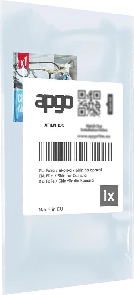 apgo Objektivschutz-Folie, Kameraschutz kompatibel mit Blackview BV5300 Plus, Carbon-Imitation, Rückseite Schutzfolie für Kamera-Insel, Hinten Fo...