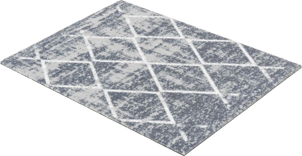 Küchenmatte Küchenteppich Läufer Teppich Fußmatte Küchenvorleger Motivmatte Türvorleger,Motiv:Rauten;Größe:66x110 cm