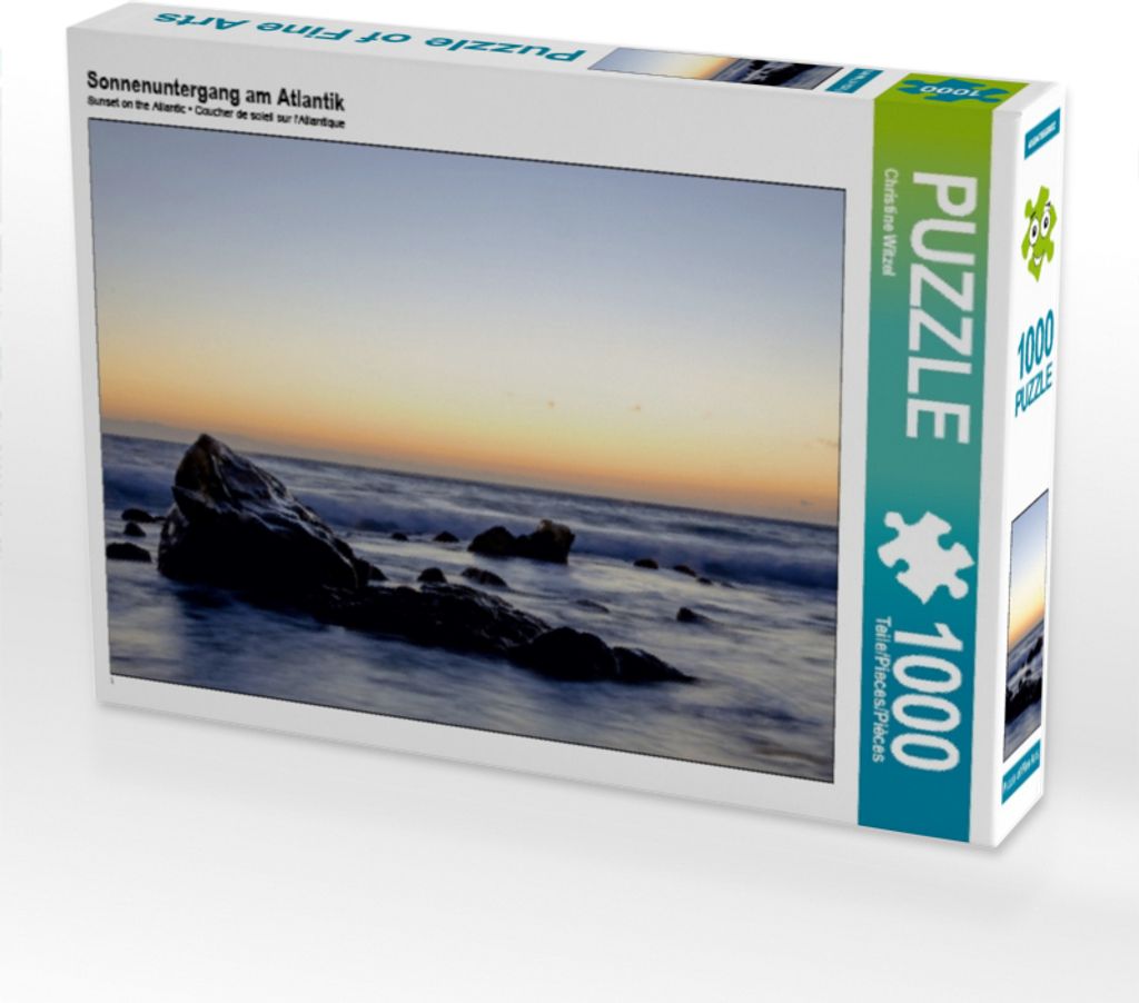 Calvendo Sonnenuntergang am Atlantik 1000 Teile Puzzle quer 640x480mm, Witzel Christine; 7440628