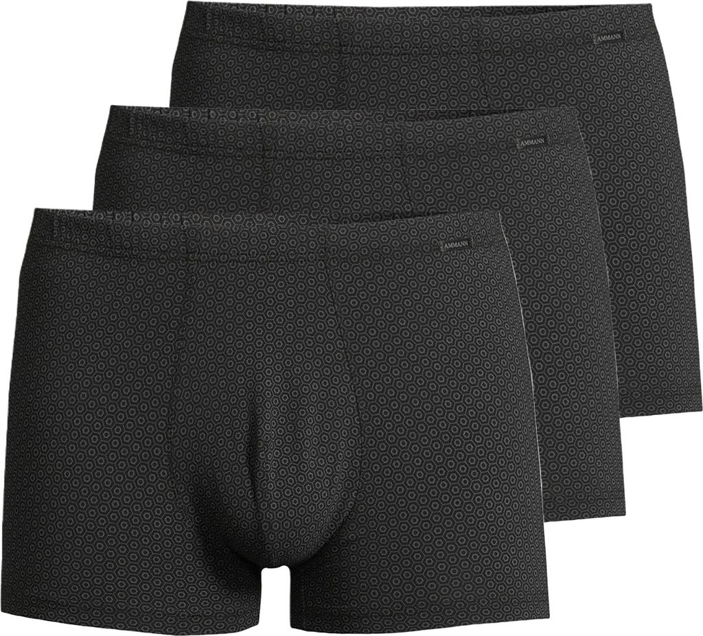 Ammann 3er Pack New Modern Retro Short / Pant Angenehme Wäsche für jeden Tag, Schmaler Komfortbund, Perfekter Tragekomfort