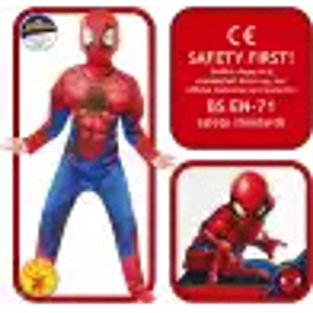 Spider Man Kinder Kostüm Deluxe Produktbild 5