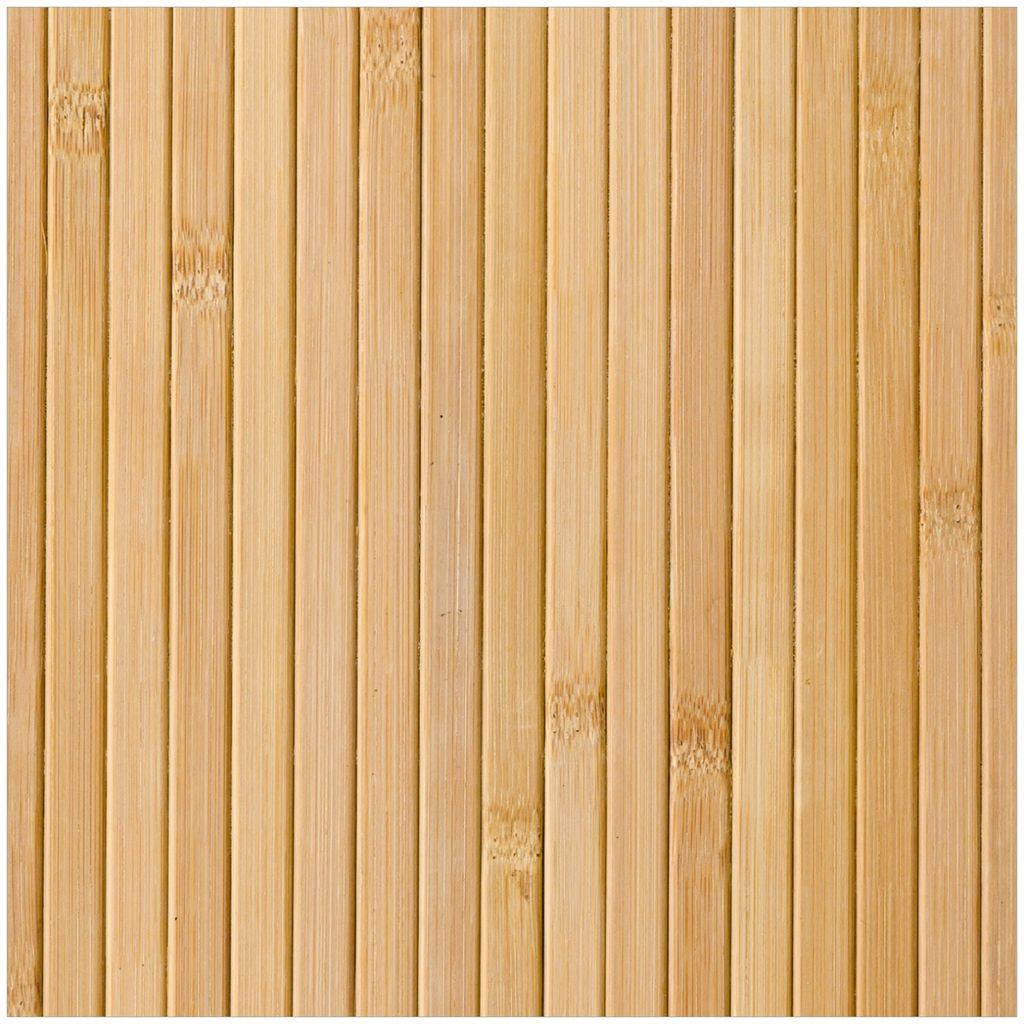 Wallario Memoboard Magnettafel aus Glas, Größe 50 x 50 cm, Motiv Holzpanele hell