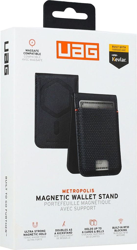 Urban Armor Gear 964445113940, Peňaženka, Čierna, 1 kusov, Obrázok produktu 