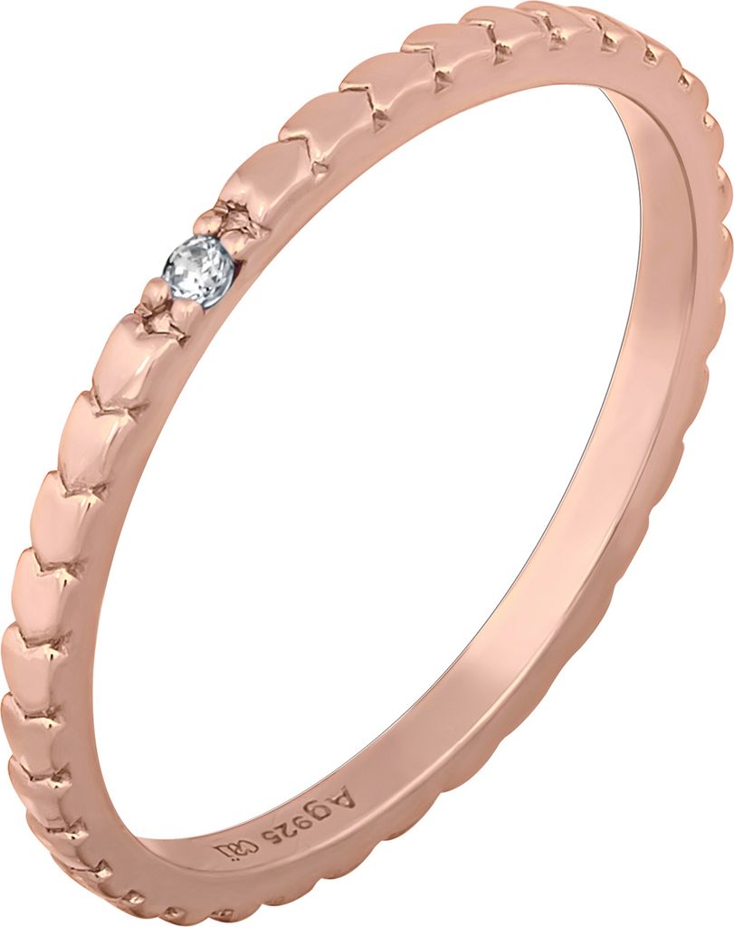 cai Ring 925/- Sterling Silber rot 060 (19,1) Zirkonia 274270225-2