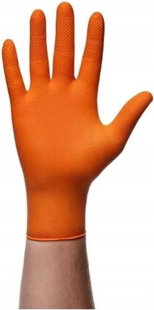 Mercator Gogrip premium nitrile gloves orange for Image du produit 
