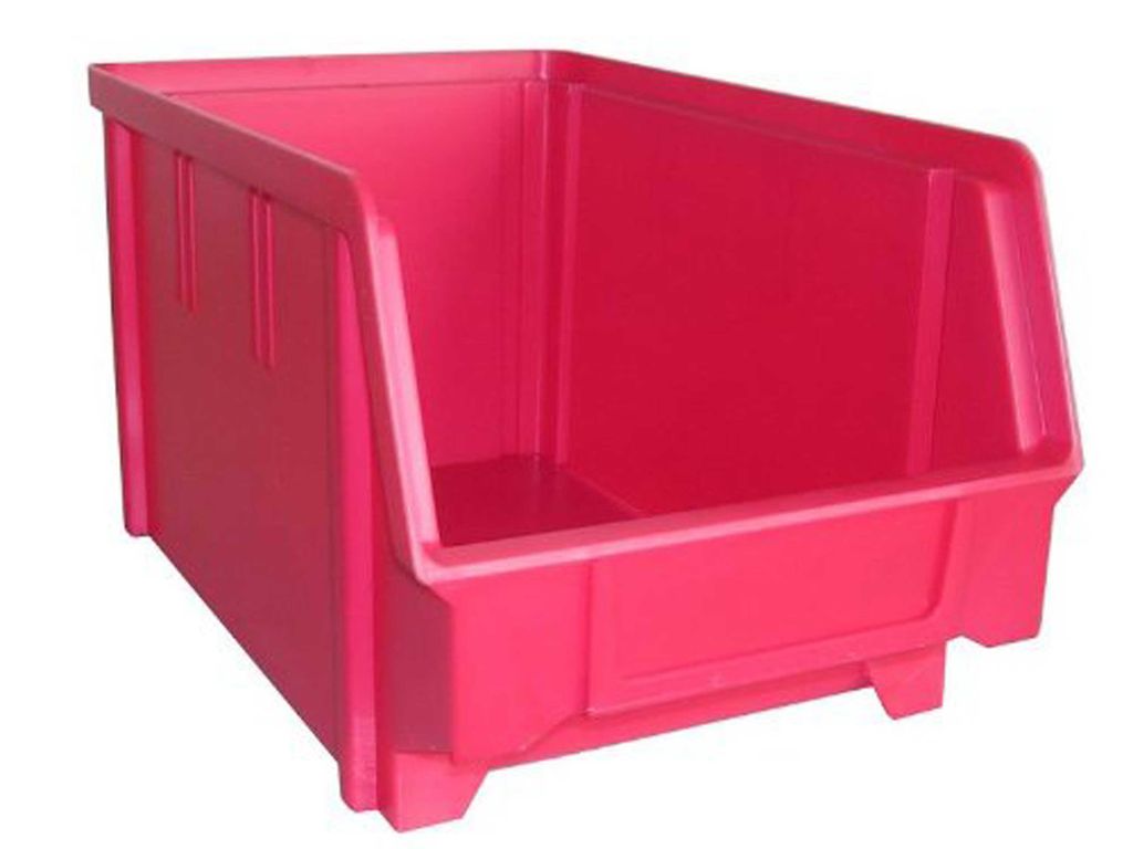Sichtboxen rot Gr.3 145x240x125mm 673100 Produktbild 