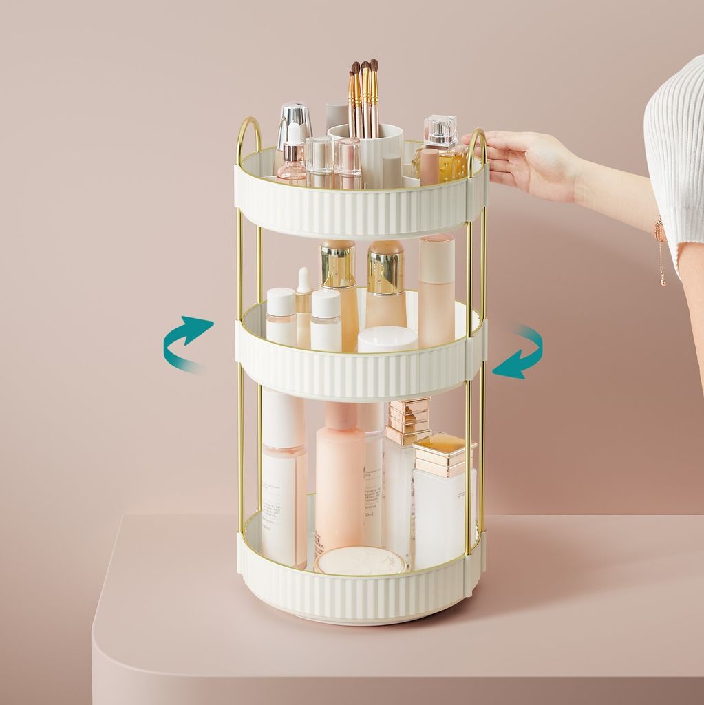 SONGMICS Make-up Organizer drehbar, Kosmetik-Organizer, Produktbild 