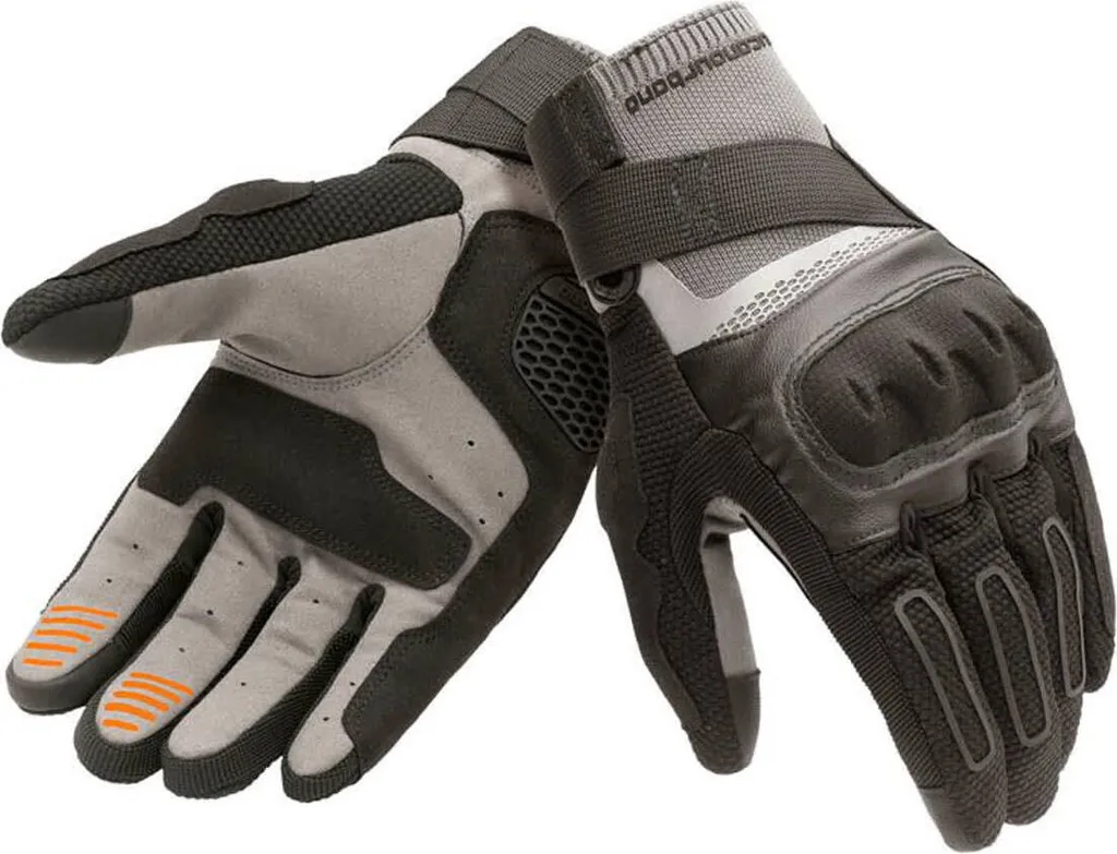 Gants Anti-Chaleur Moto Tucano Urbano MRK3 Gris Cuir Flexible S