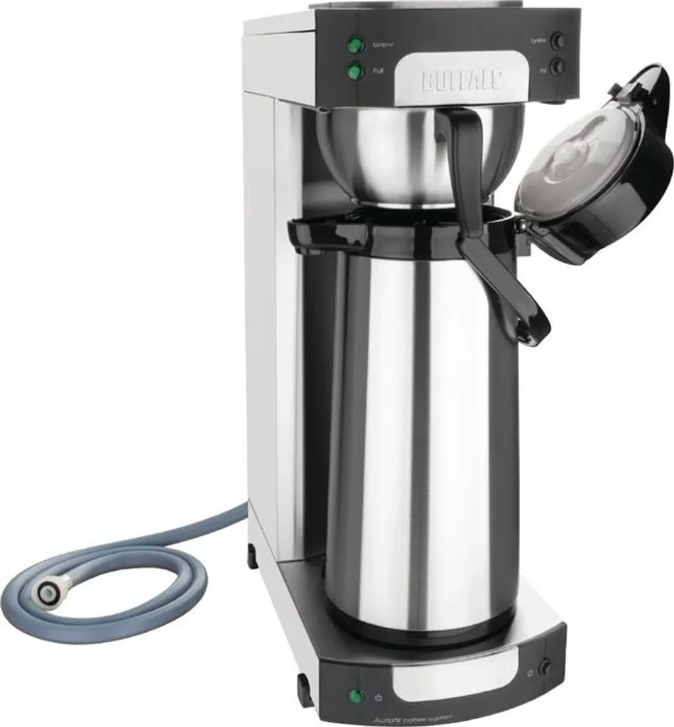 Grande cafetière à filtre avec pompe Buffalo pour bureau et buffet