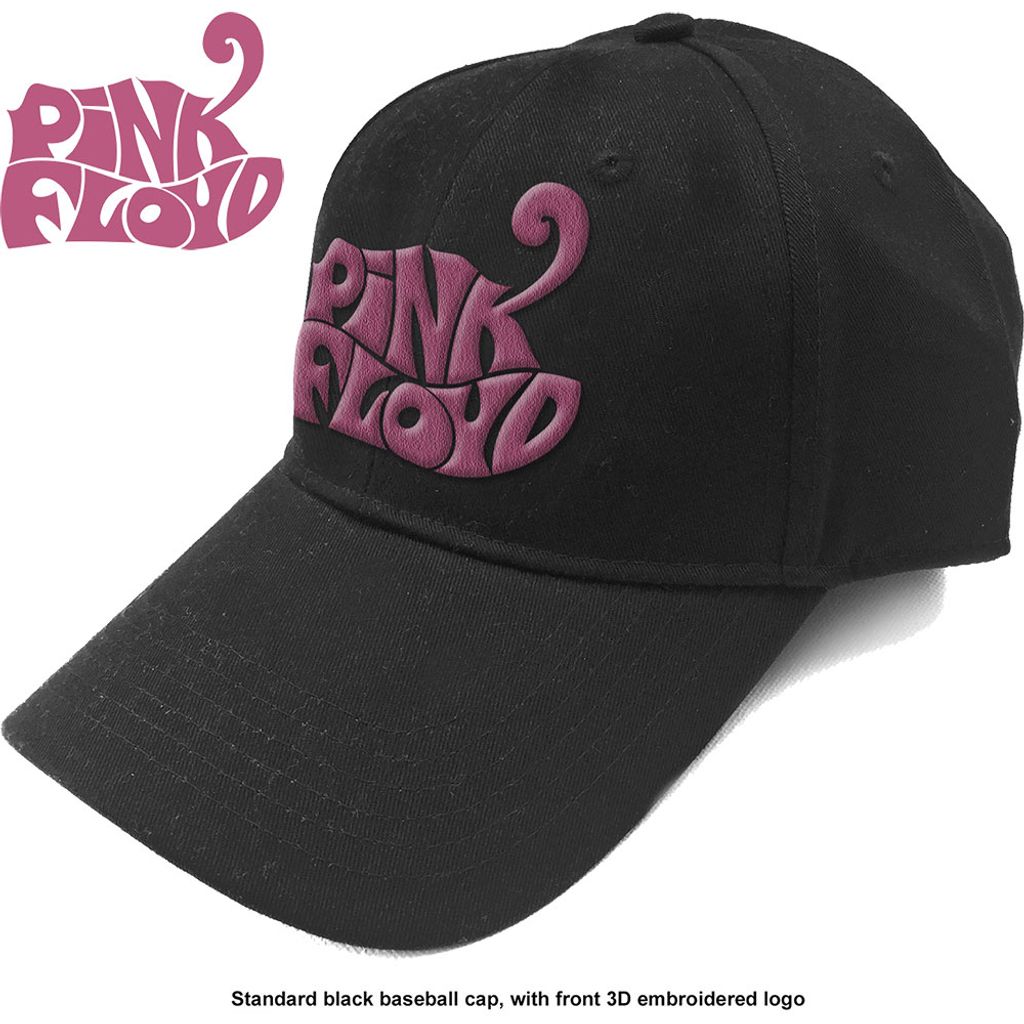 Pink Floyd Retro Swirl Logo Deckel Black UNI Produktbild 