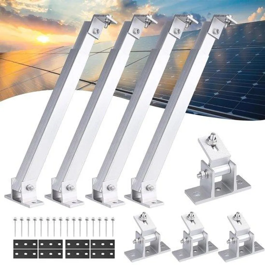 Support de toit réglable pour panneau solaire avec pied long 1040 mm