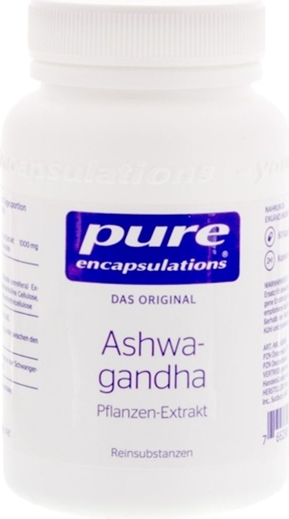 Pure Encapsulations Ashwagandha Kapseln, 60 St. Kapseln