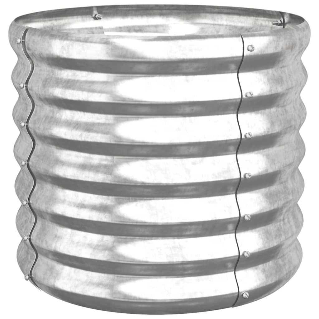 vidaXL Jardinière en acier revêtu par poudre 40x40x36 cm Image du produit 