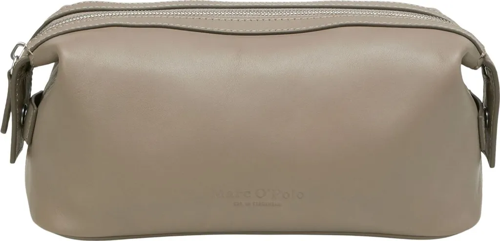 Marc O'Polo Taavi Wash Case Pavestone : trousse de toilette taupe chic