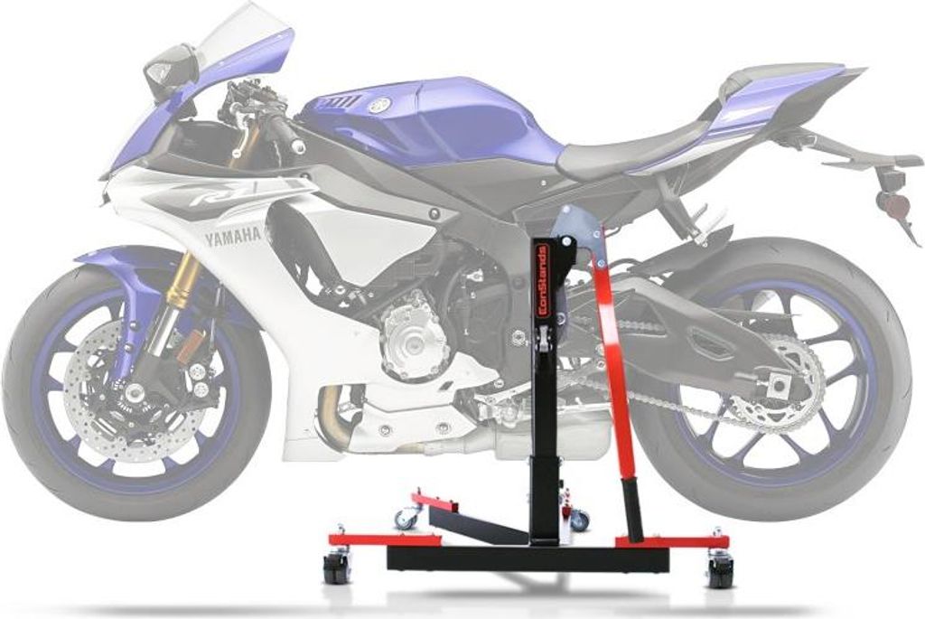 CS Power Evo-Zentralständer für Yamaha YZF-R1 15-25 Rot