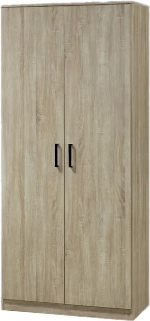 Meublorama PR-DALAMAN-TR-WR2D-*2C/52KG, 4 Regale, 2 Tür(en), Braun, Partikelbord, Kunststoff, 420 mm, 800 mm