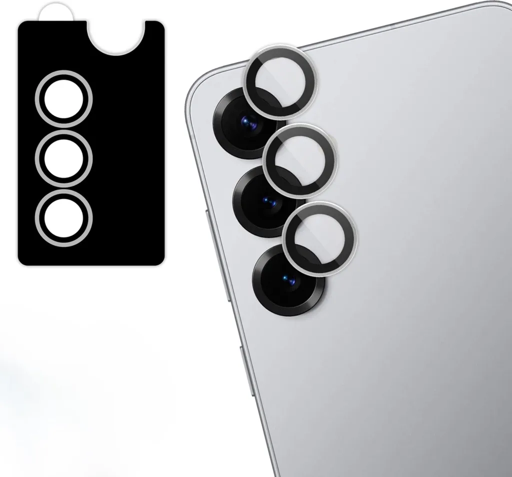 iMoshion Camera Protector Samsung S25 Plus Silver Shadow - Glow Up!