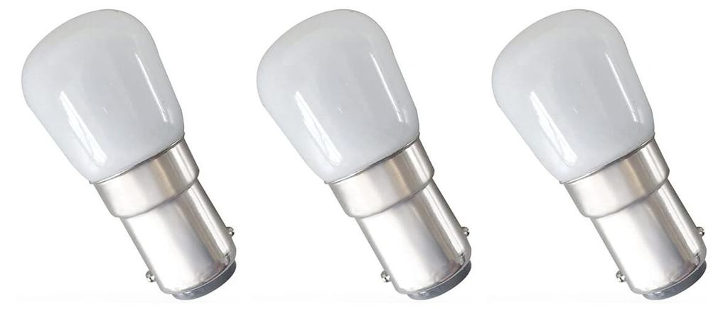 Spectrum LED-Miniaturlampe Ba15d 1,5 W - 230 V - 140 Lumen - 3000 K Warmweiß - Gemütliches Licht - Energieeffizient - 3 Stück