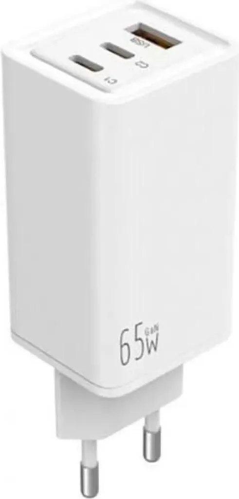 Alimentatore Professionale Leotec 65W GaN | Dual USB-C PD | Ufficio