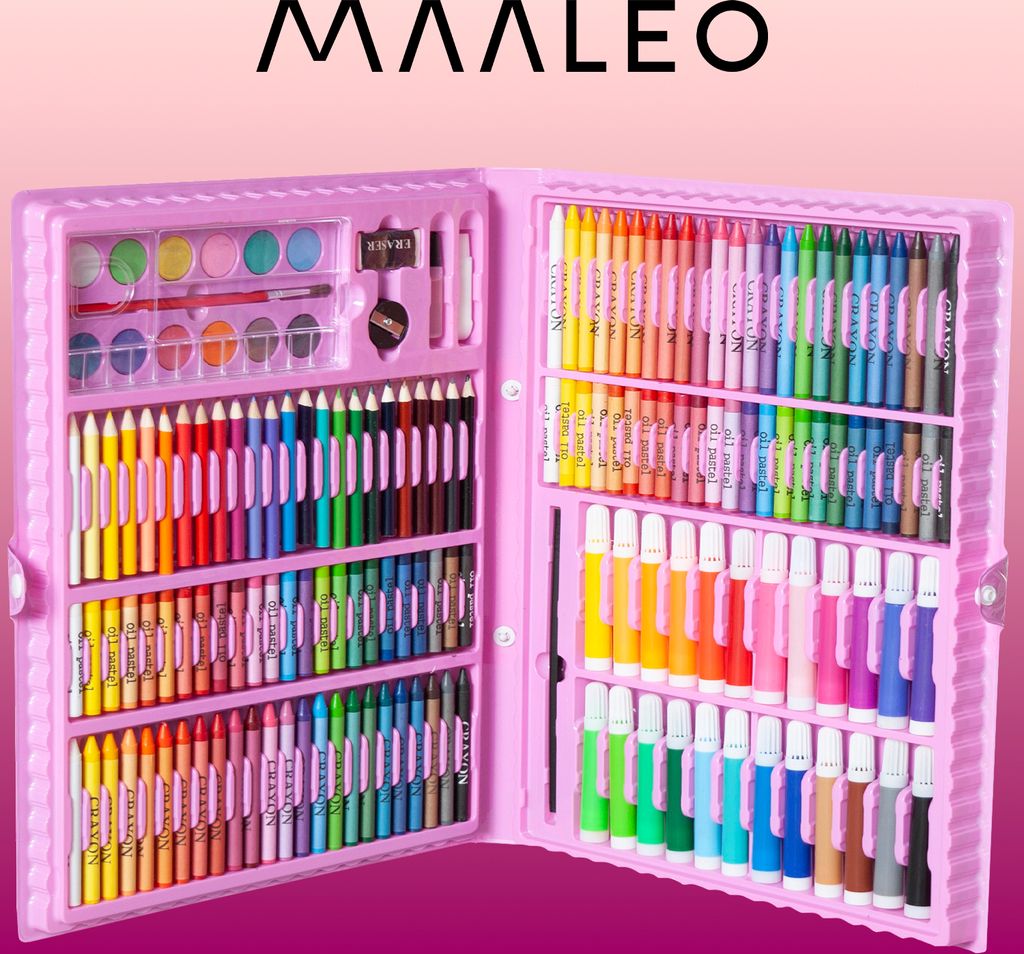 Maaleo 9174 Zestaw artystyczny Mega Art Set 168 szt. różowy Zdjęcie produktu 29