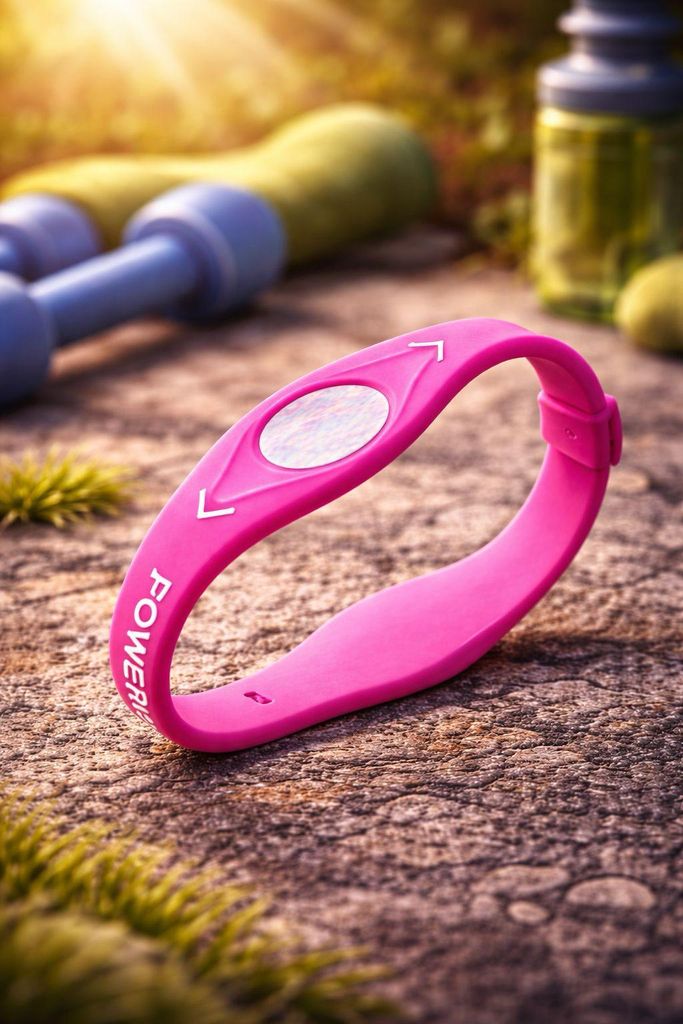 Power Balance Energie Armband – Ionenband für Fitness & Alltag rosa XS – 16 cm