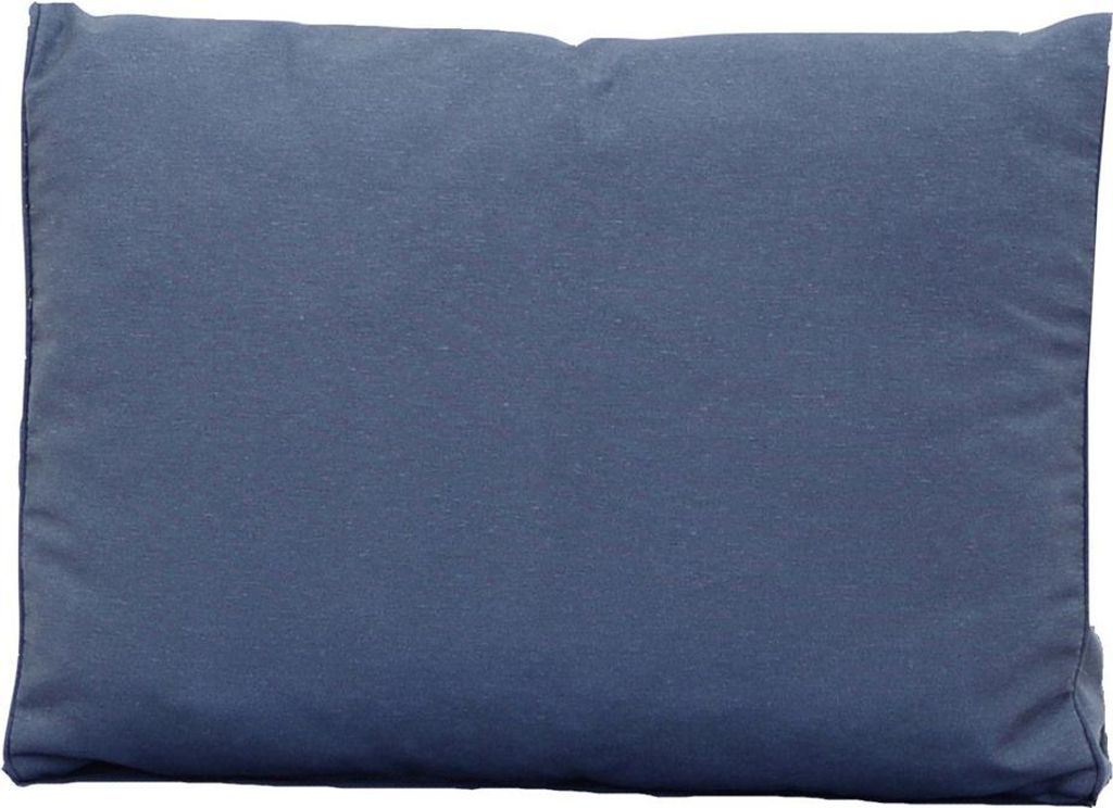 Premium 50x40 cm Outdoor Rückenkissen blau Produktbild 