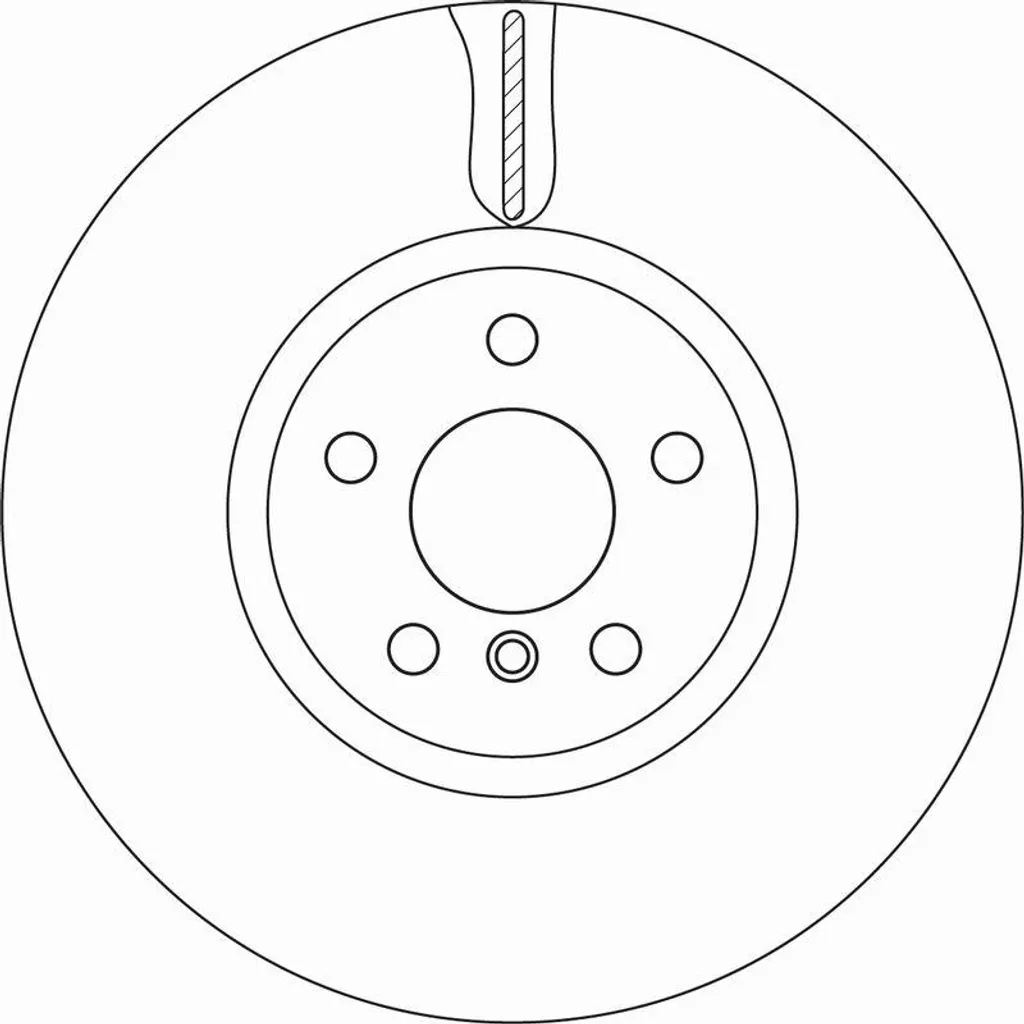 Disque de frein haute performance TRW DF6845S OE 34116865711 ventilé
