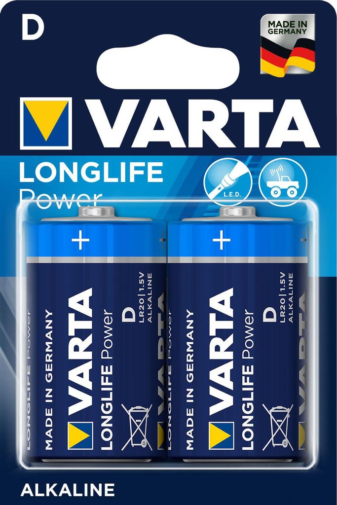 Batterie Varta 4920 Monozelle 2er Blister Produktbild 