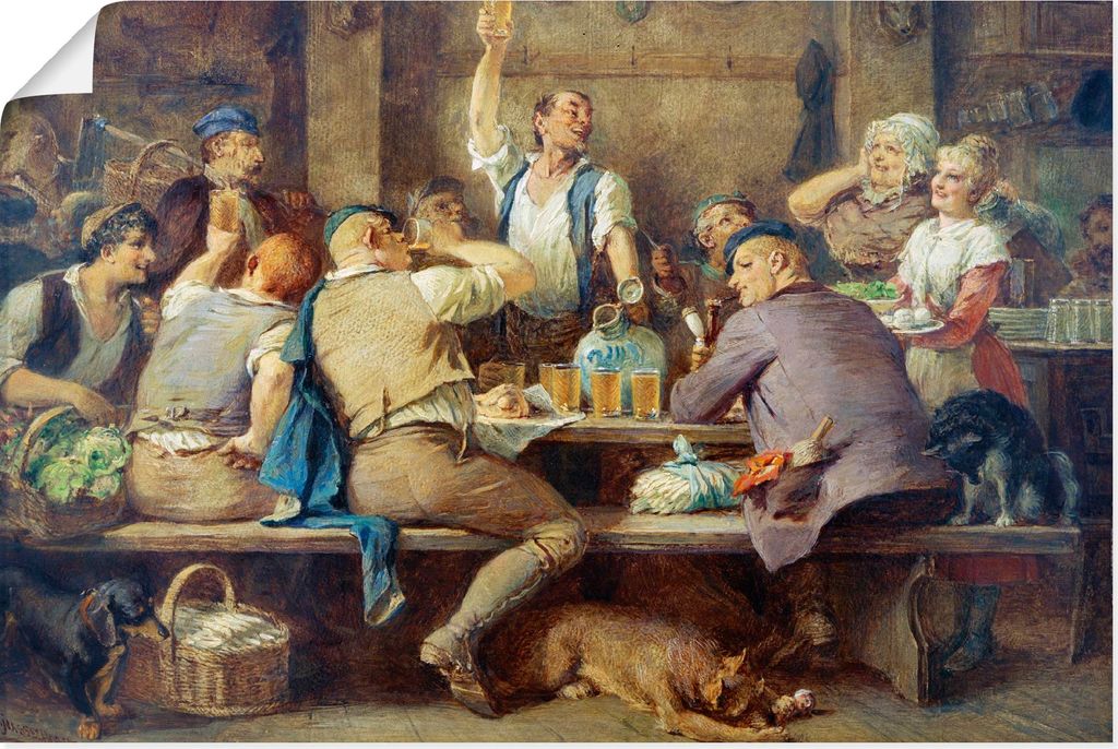 ARTland Poster Äpfelweinstube Größe: 30x20 cm