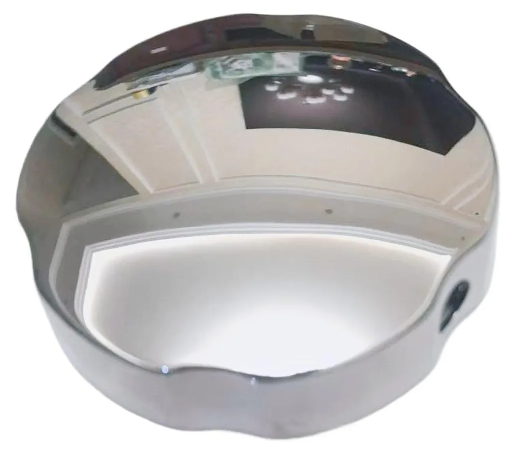 Réparez votre vidage de baignoire : cache-trop-plein aluminium durable