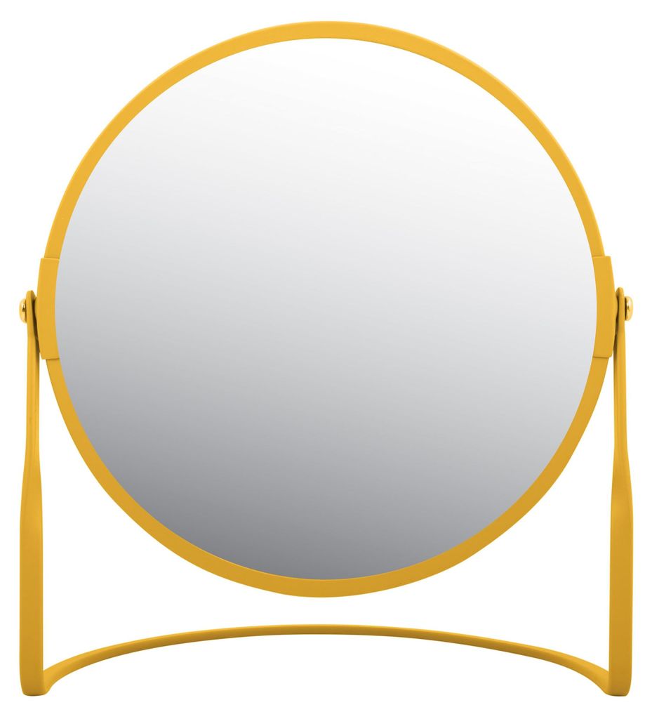 Miroir Rond Grossissant Sur Pied Acier Akira Safran - Msv Image du produit 