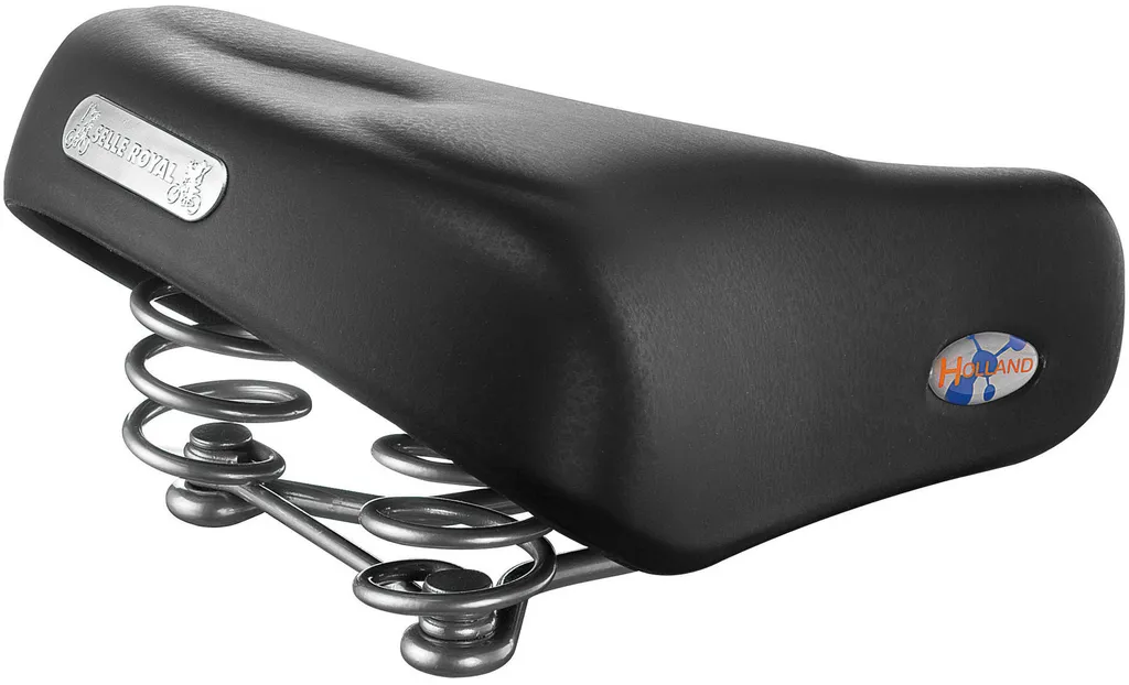 Selle de Vélo de Ville Selle Royal Holland Relaxed Confortable Noire
