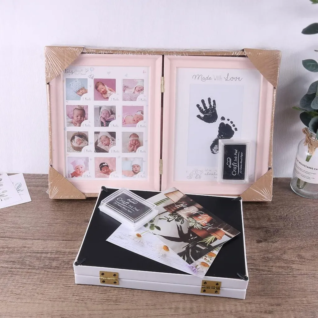 Niimo Kit Impronta Mani e Piedi Neonati - Cornice Impronte Neonato
